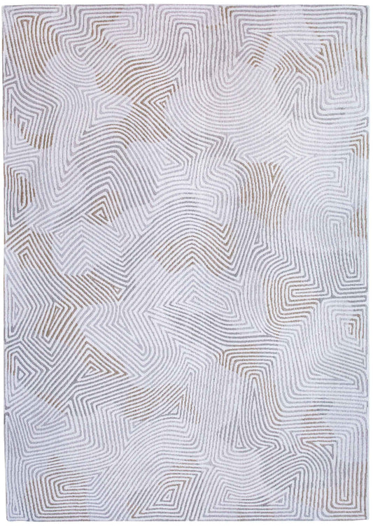 7 x 9 White Non Skid Rug