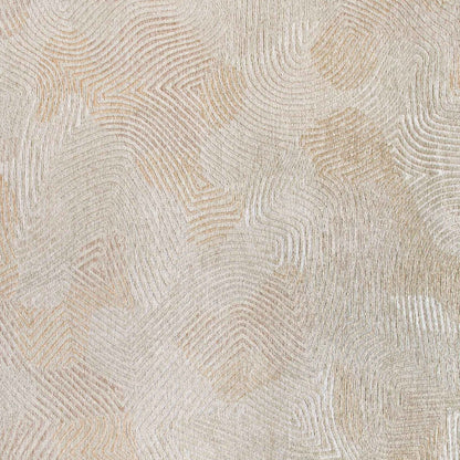 5 x 7 Beige & White Non Skid Rug