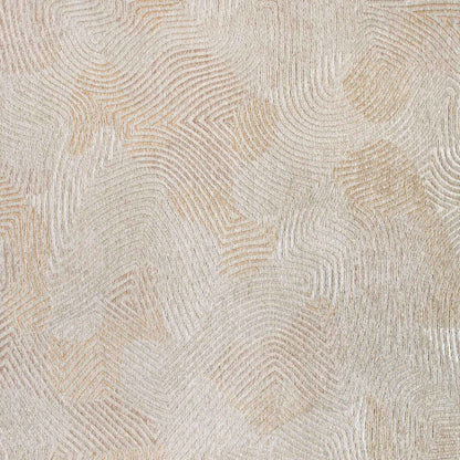6 x 8 Beige & White Non Skid Rug