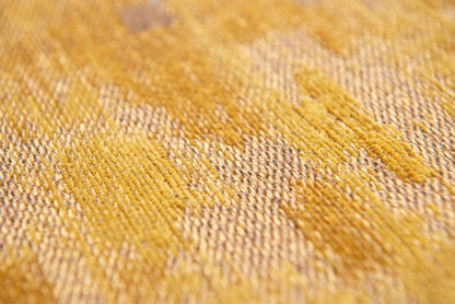 6 x 8 Yellow & Brown Non Skid Rug