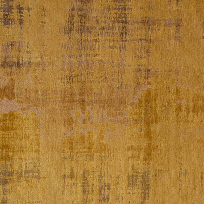 6 x 8 Yellow & Brown Non Skid Rug