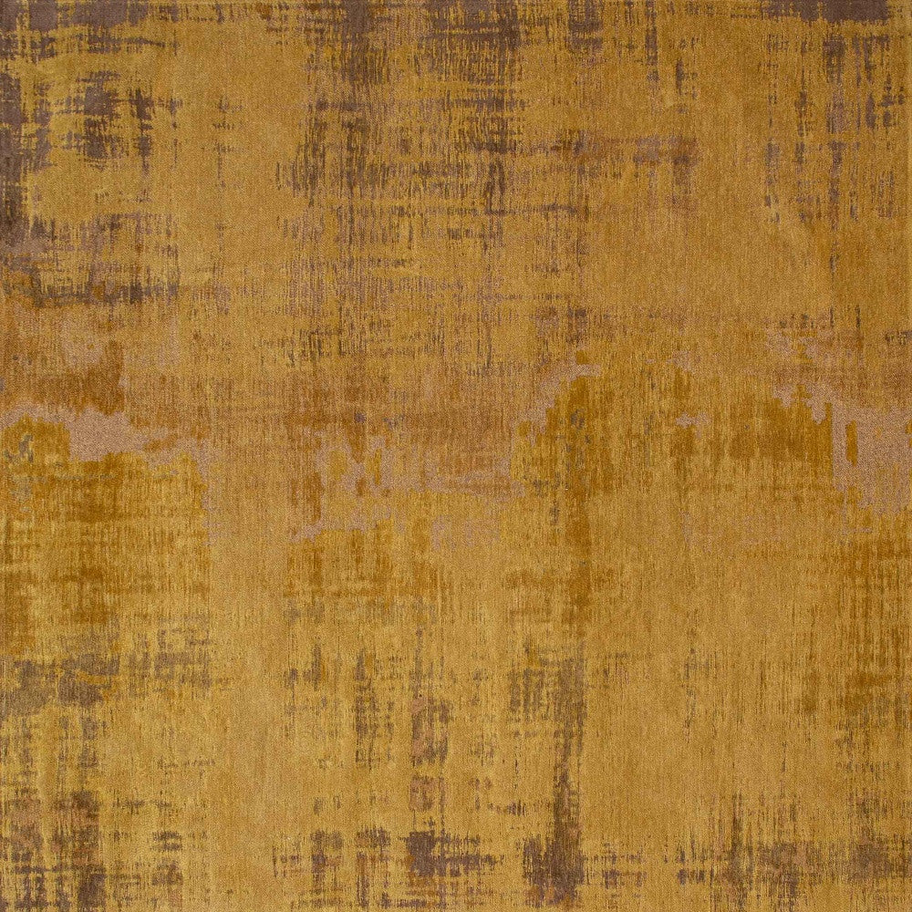 6 x 8 Yellow & Brown Non Skid Rug