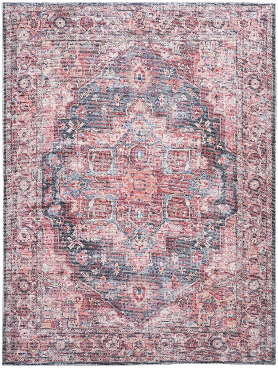 Nourison New Concept Multicolor Machine Washable Rug - 9'2" x 12'