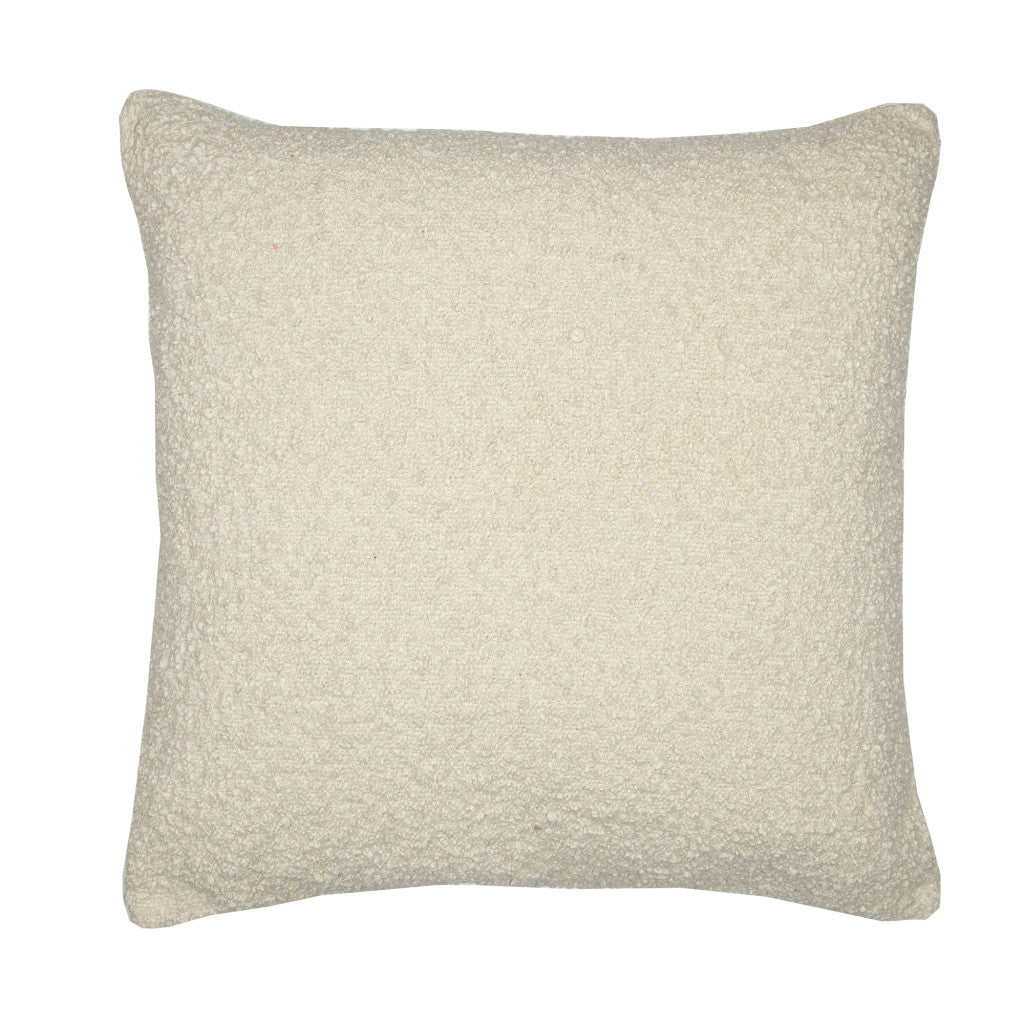 Ivory Pillow w/ Shag