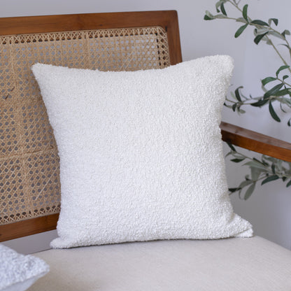 Ivory Pillow w/ Shag
