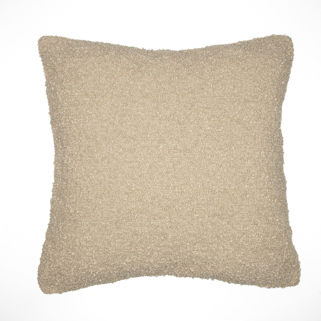 Beige Pillow w/ Shag