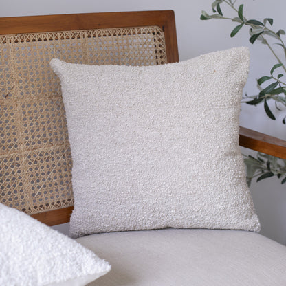 Beige Pillow w/ Shag