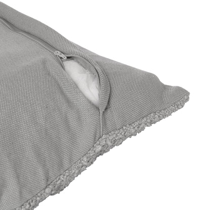Gray Pillow w/ Shag