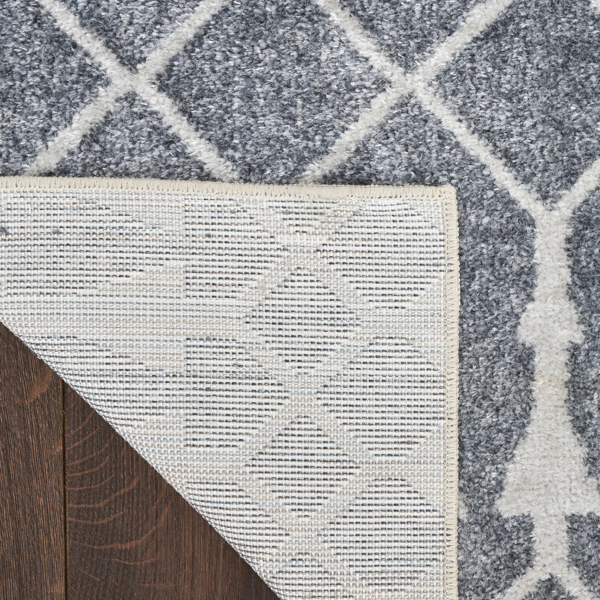Nourison Astra Denim Pet Friendly Machine Washable Rug - Corner