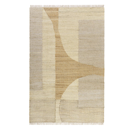 8 x 10 Natural & Ivory Hand Woven Rug
