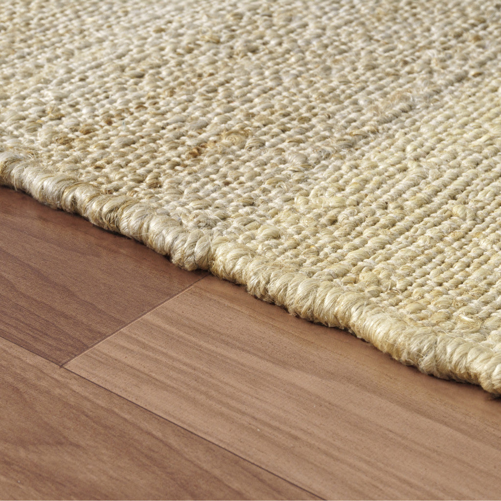 8 x 10 Natural & Ivory Hand Woven Rug