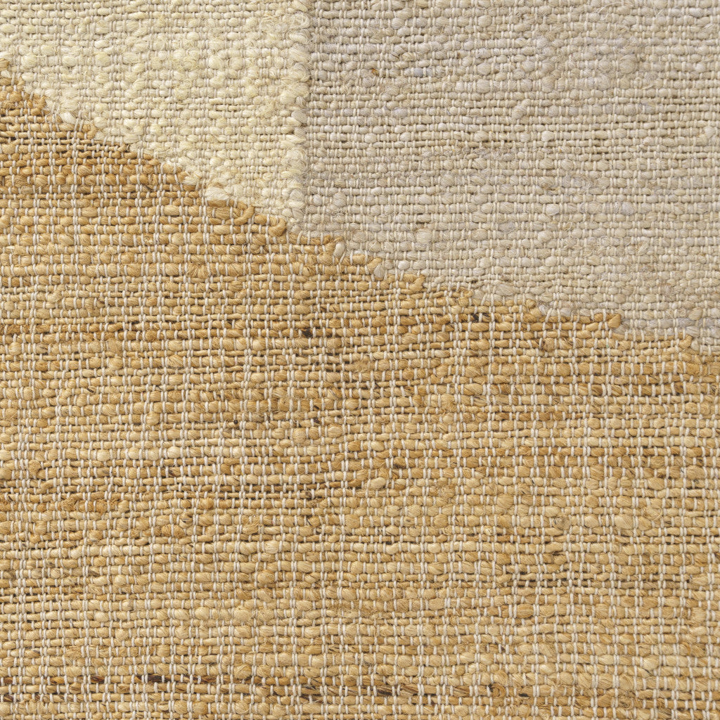 8 x 10 Natural & Ivory Hand Woven Rug