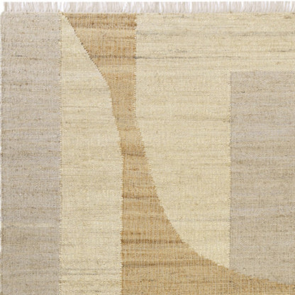 8 x 10 Natural & Ivory Hand Woven Rug