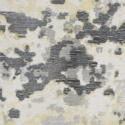 9 x 12 Gray & Yellow Hand Loomed Rug
