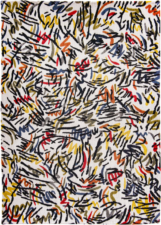 7 x 9 White Non Skid Rug
