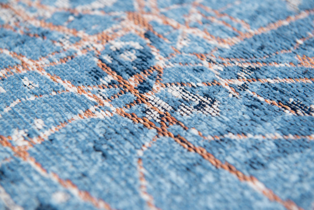 5 x 7 Blue & Black Non Skid Rug