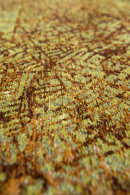 5 x 7 Green & Brown Non Skid Rug