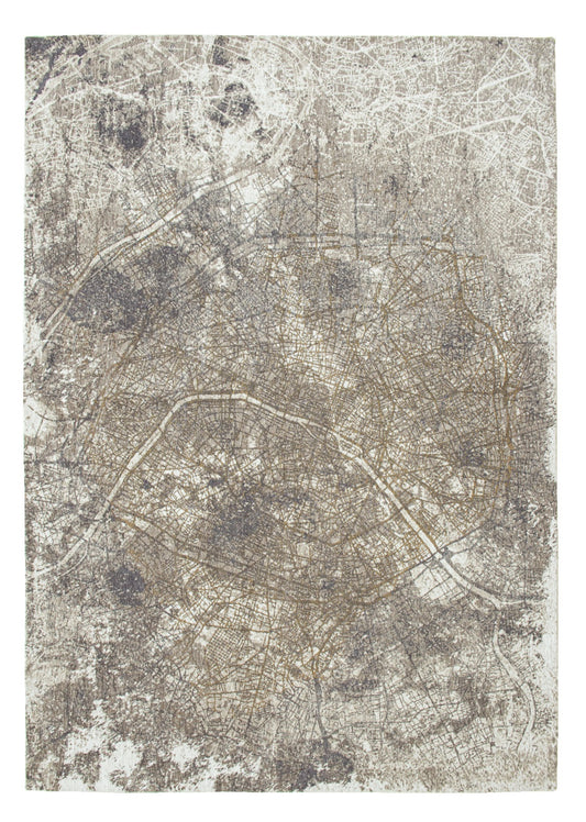 7 x 9 Gray & White Non Skid Rug