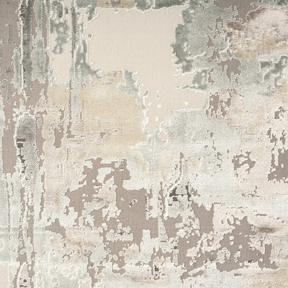 8 x 10 Gray & Beige Rug