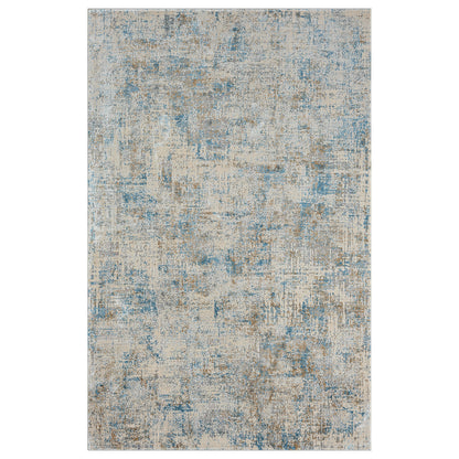9 x 12 Blue & Ivory Rug
