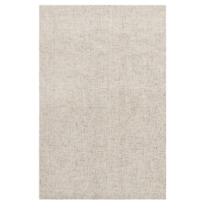 8 x 10 Beige & Brown Wool Hand Tufted Rug