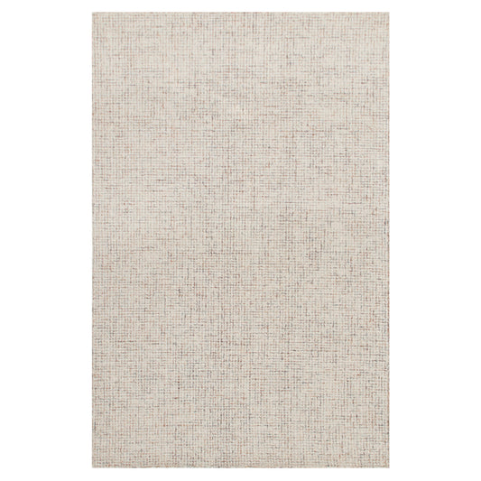 8 x 10 Beige & Brown Wool Hand Tufted Rug