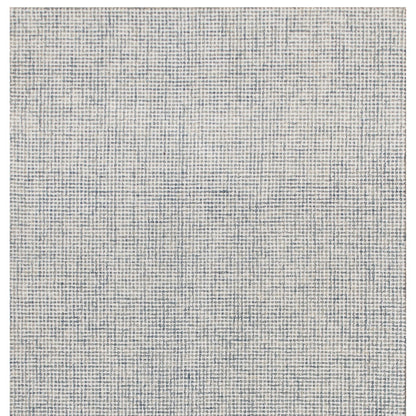8 x 10 Blue & Ivory Wool Hand Tufted Rug