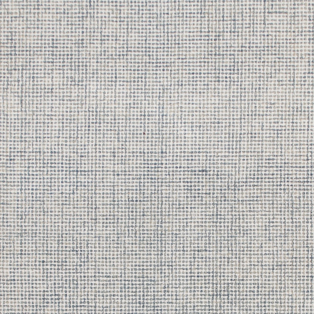 8 x 10 Blue & Ivory Wool Hand Tufted Rug