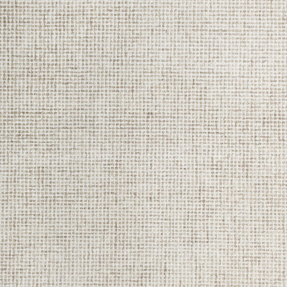 8 x 10 Beige & Ivory Wool Checkered Hand Tufted Rug