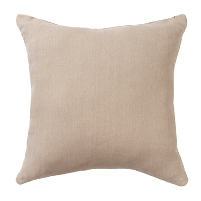 Brown Jute Pillow w/ Unavailable Edges