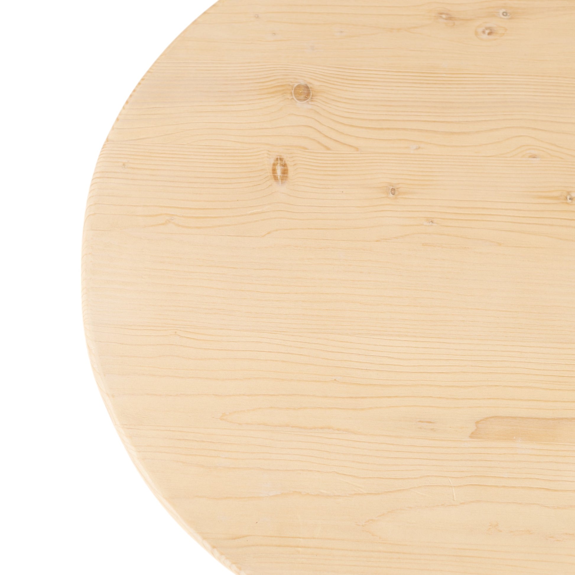 Natural Solid Wood Oval Solid Coffee Table image 3