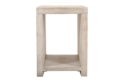 Three Piece Natural Solid Wood Distressed Sled Coffee & End Tables Set image 6