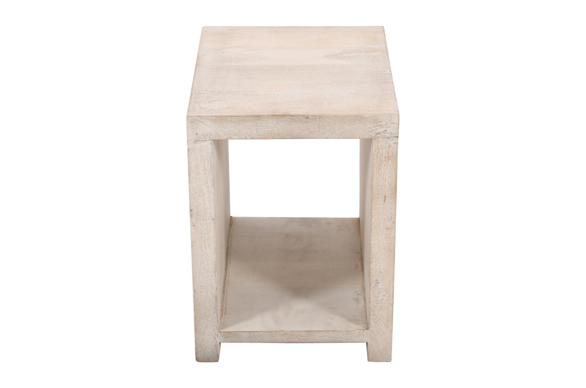 Three Piece Natural Solid Wood Distressed Sled Coffee & End Tables Set image 7