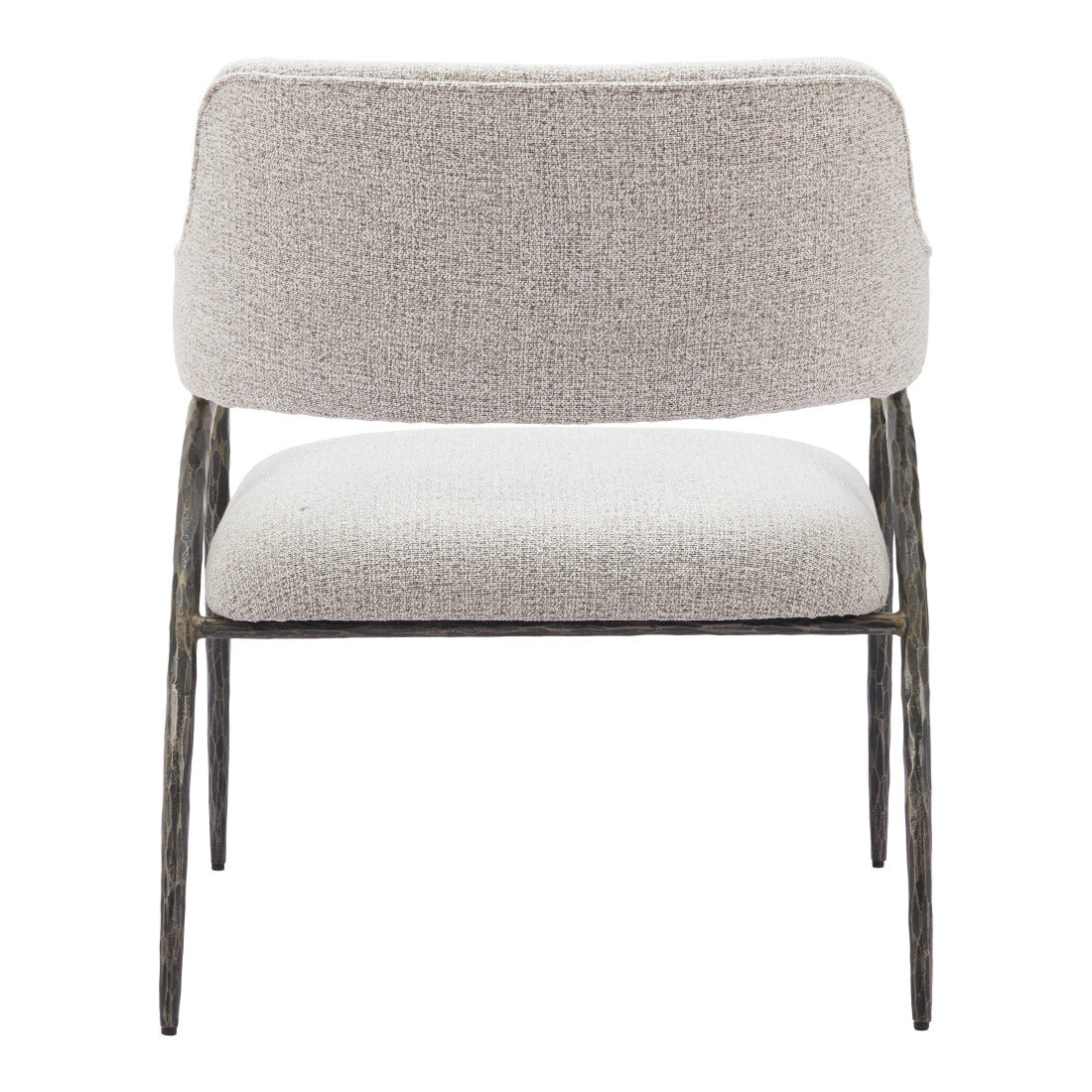 Gray & Black Upholstered Arm Chair