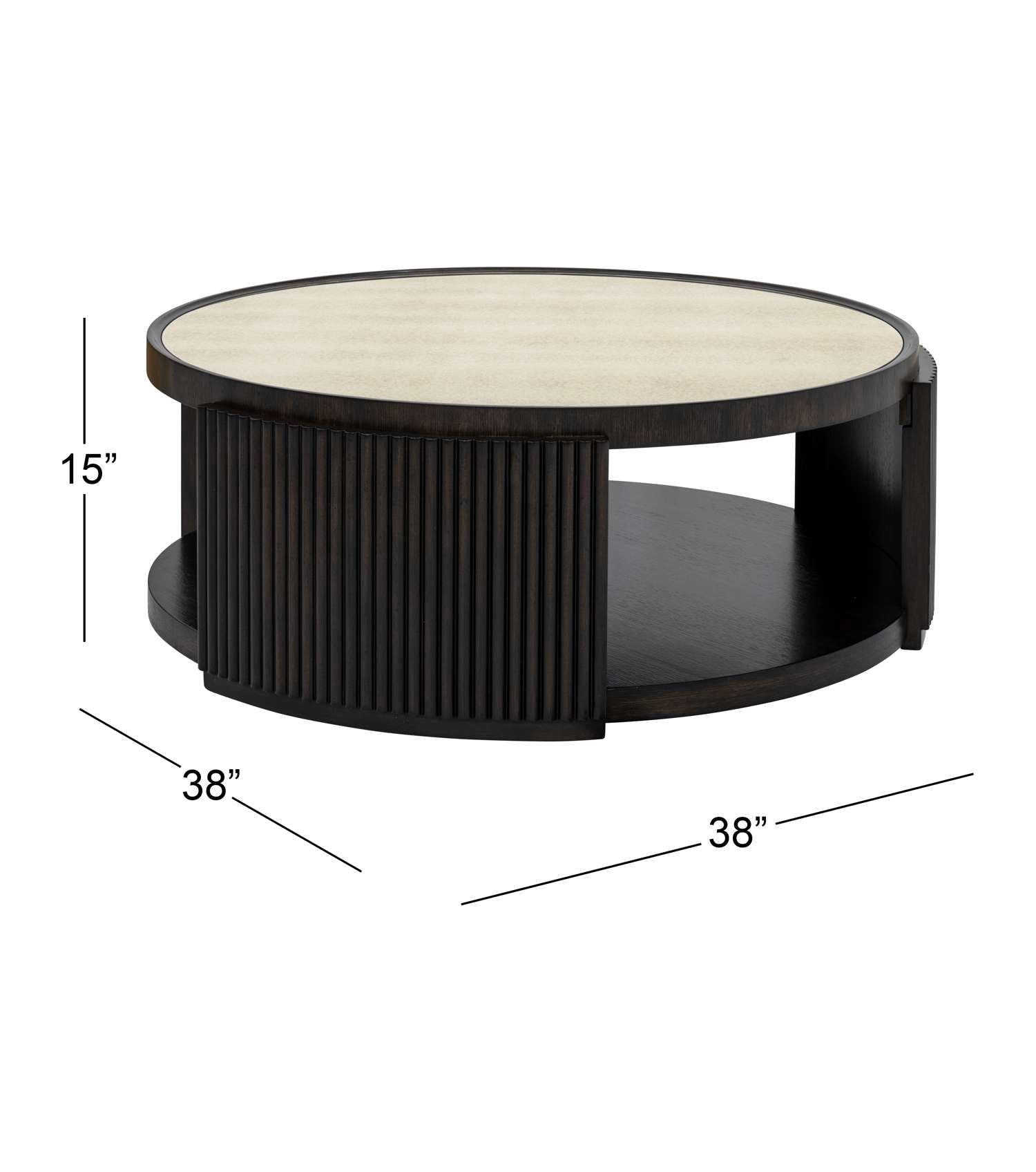 Rivera Coffee Table - Dimensional