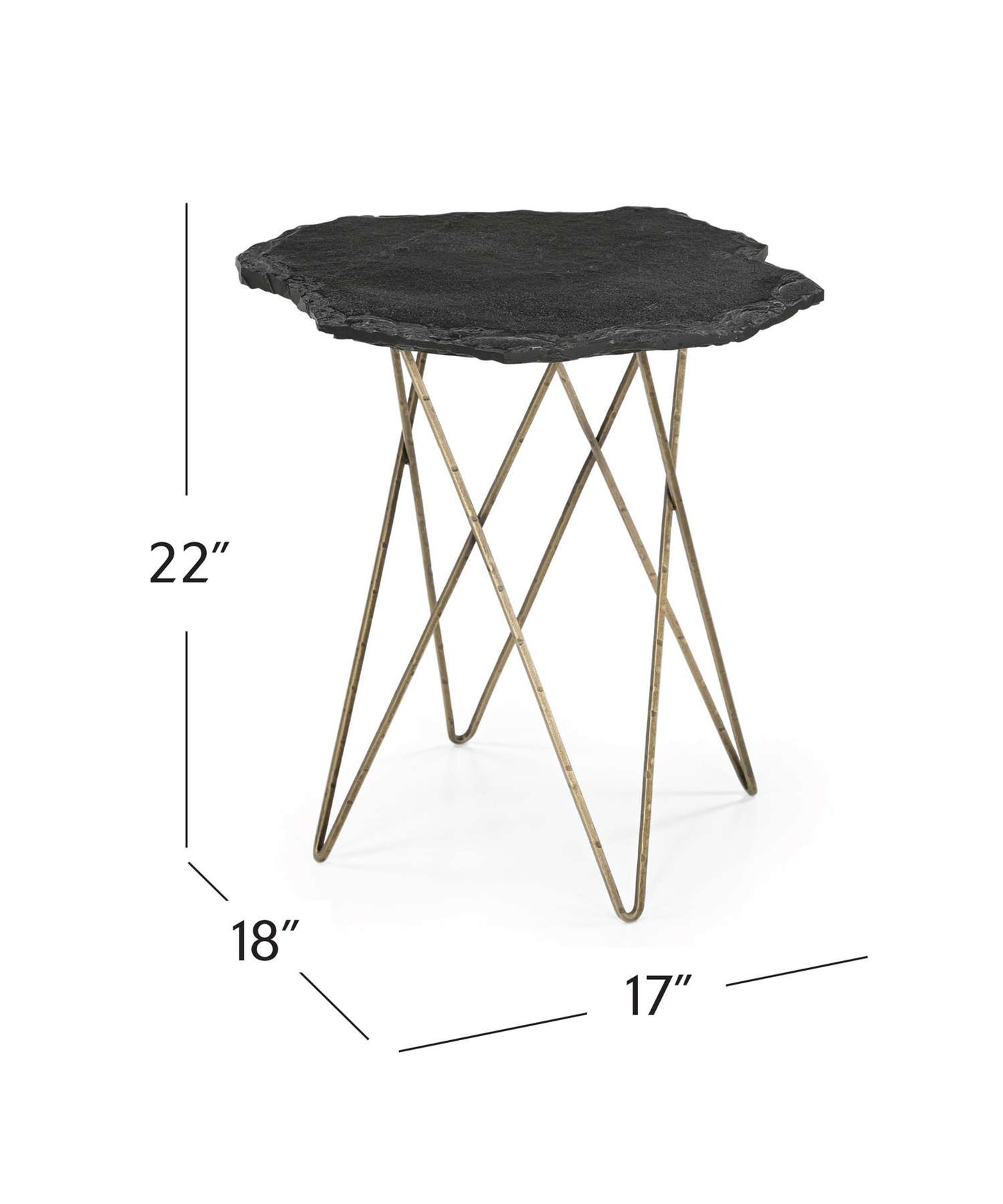 Cleo Accent Table - Dimensional