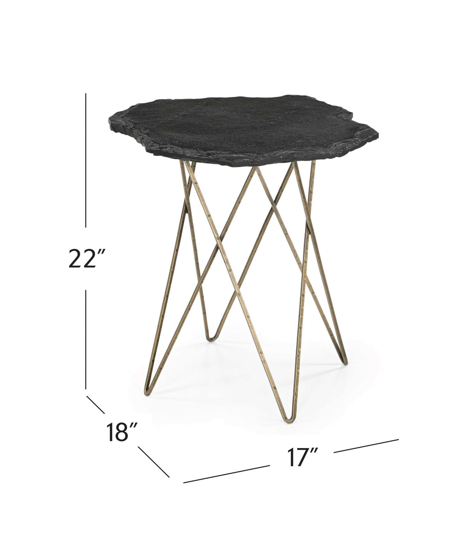 Cleo Accent Table - Dimensional