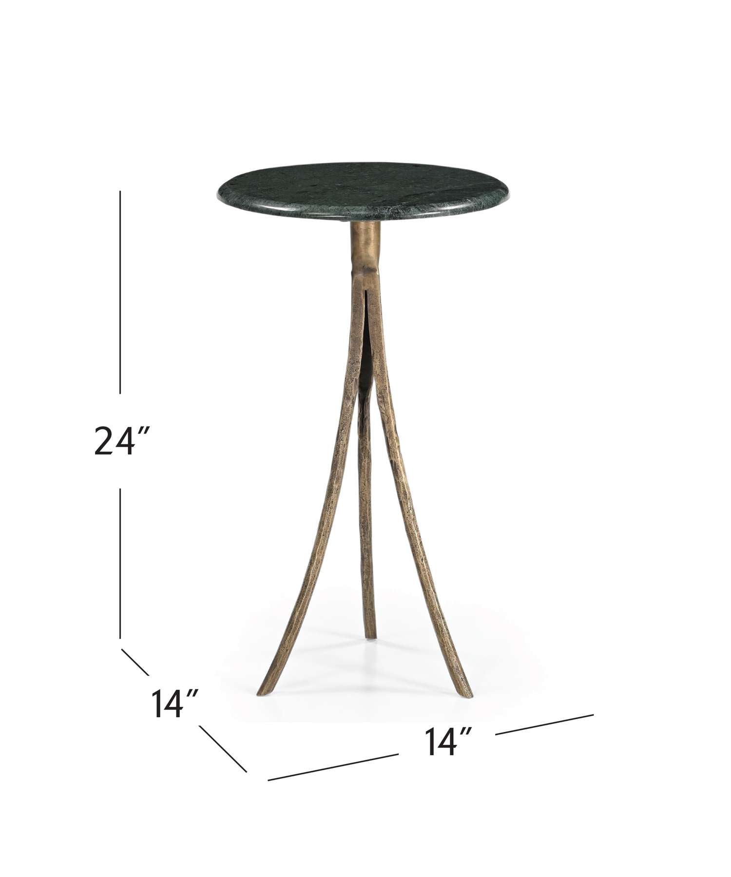 Milo Accent Table - Dimensional