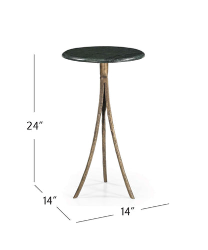 Milo Accent Table - Dimensional