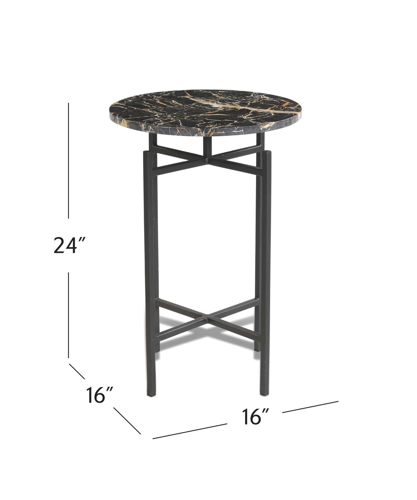 Wren Accent Table - Dimensional