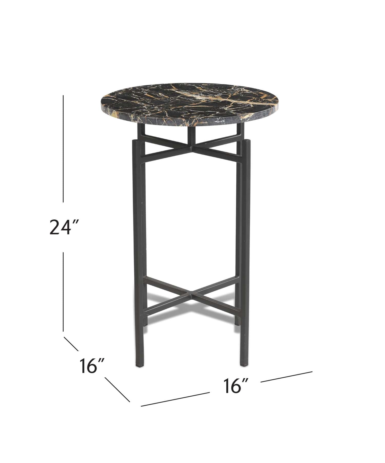 Wren Accent Table - Dimensional