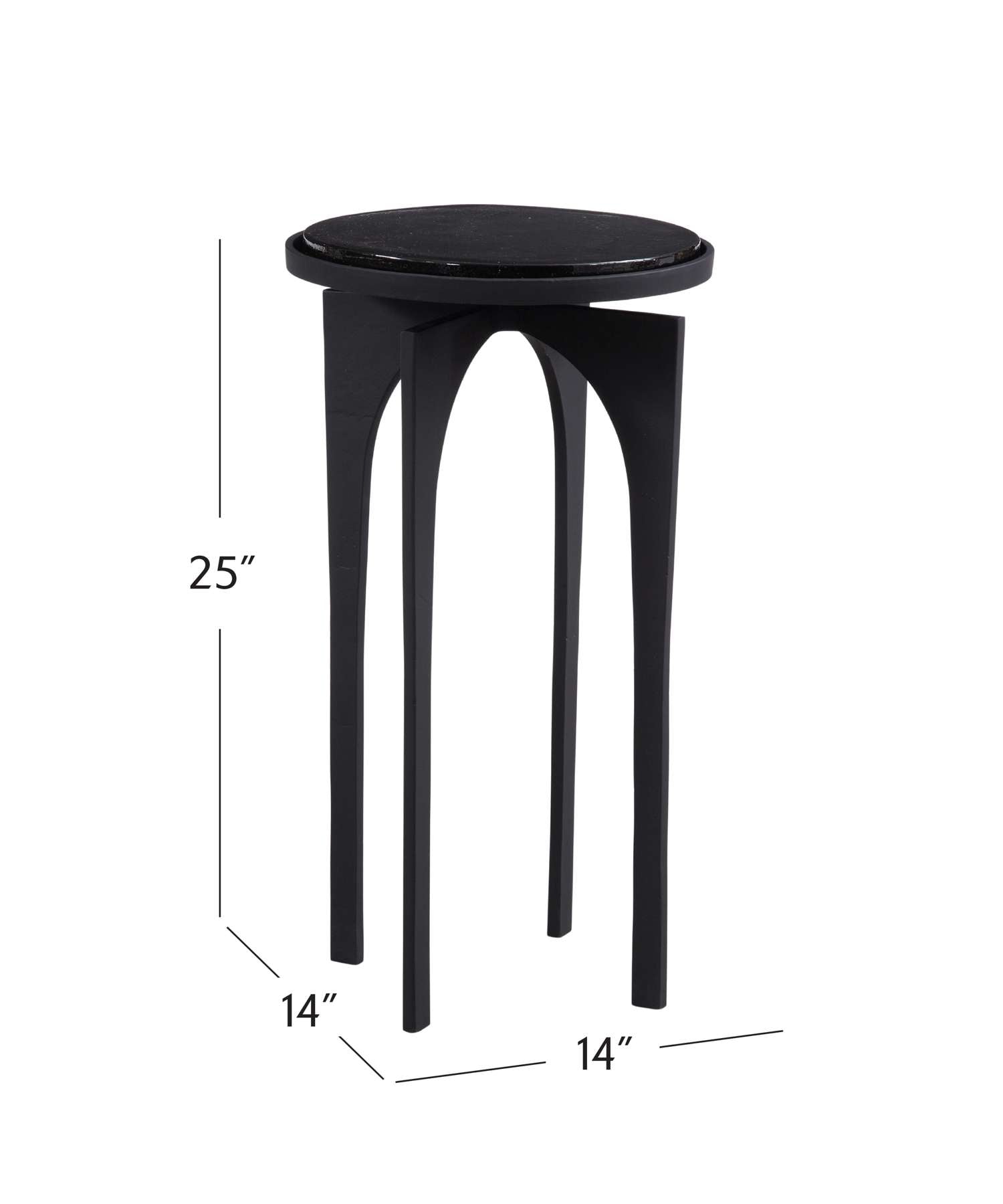 Moore Accent Table - Dimensional