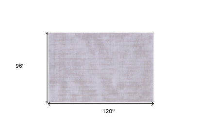 8 x 10 Taupe Hand Loomed Rug