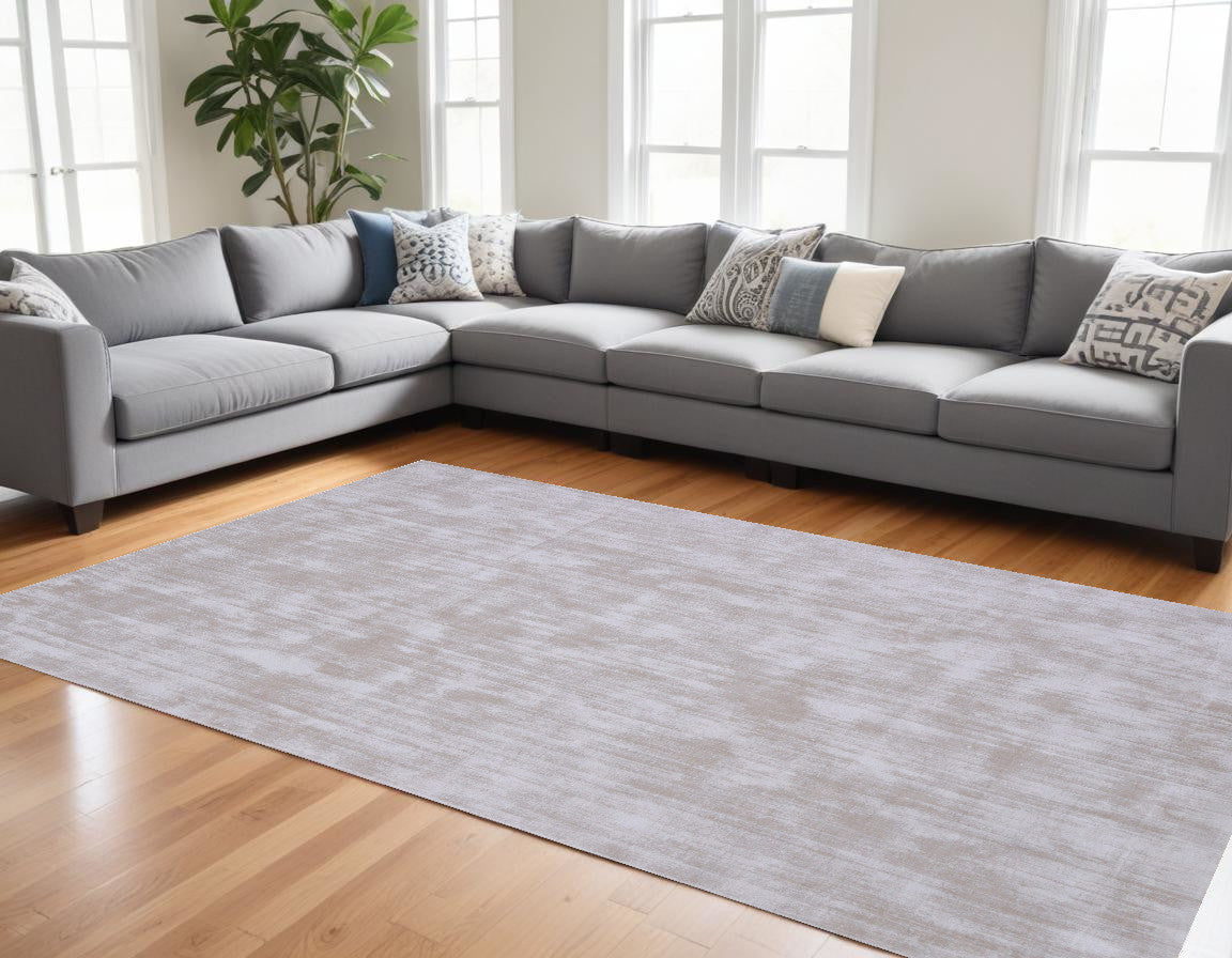 9 x 12 Beige Hand Loomed Rug