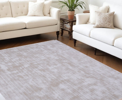 8 x 10 Beige Hand Loomed Rug