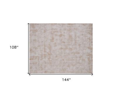 9 x 12 Champagne Hand Loomed Rug