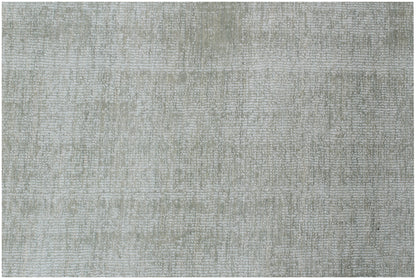 8 x 10 Green Hand Loomed Rug
