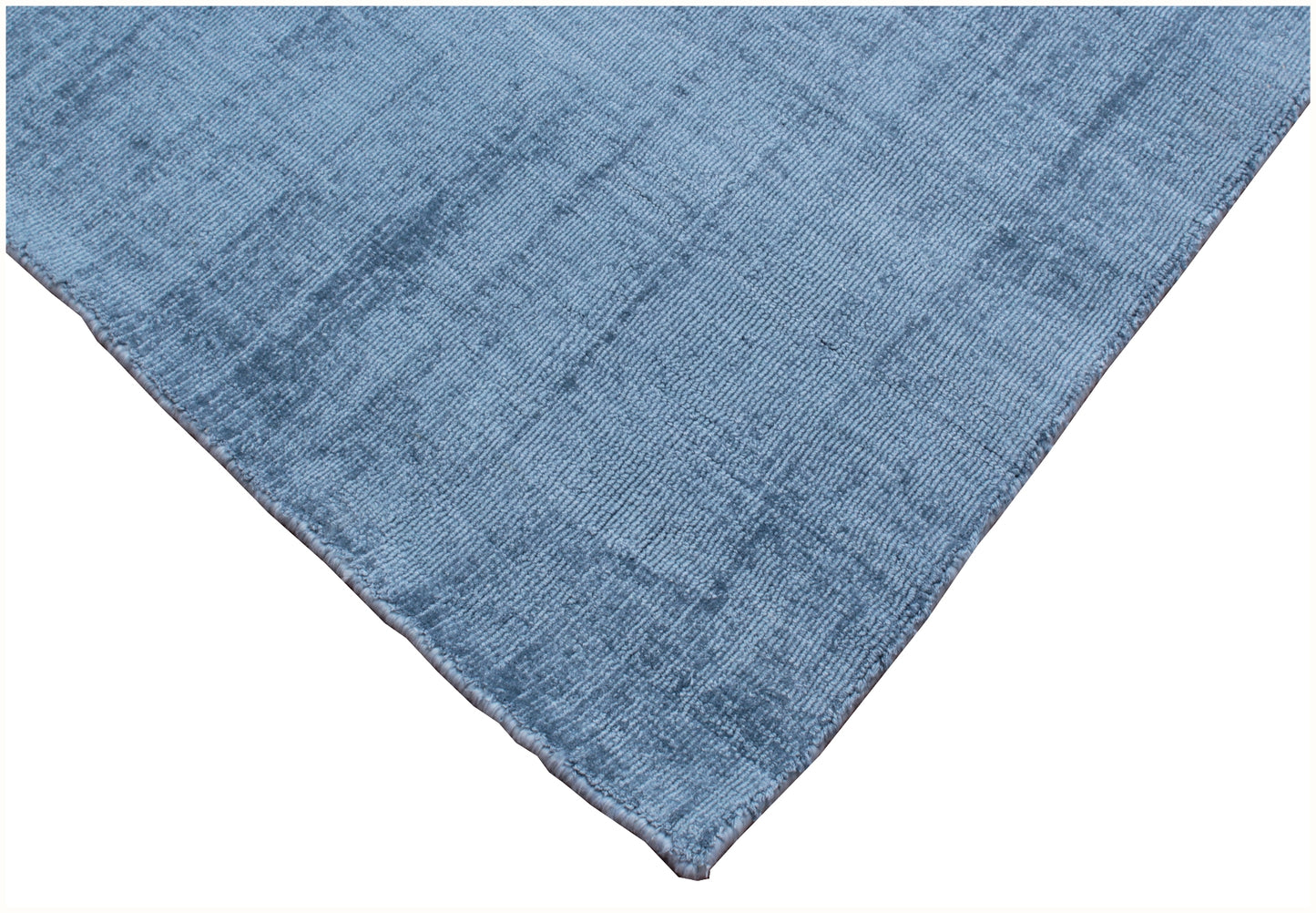9 x 12 Denim Blue Hand Loomed Rug