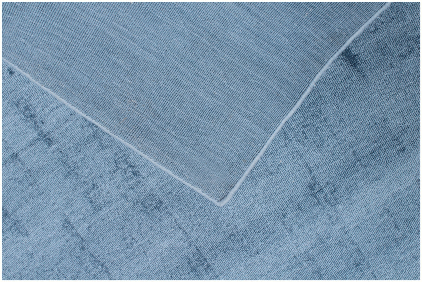 9 x 12 Denim Blue Hand Loomed Rug