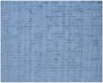 9 x 12 Denim Blue Hand Loomed Rug
